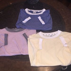 3 PINK t shirts